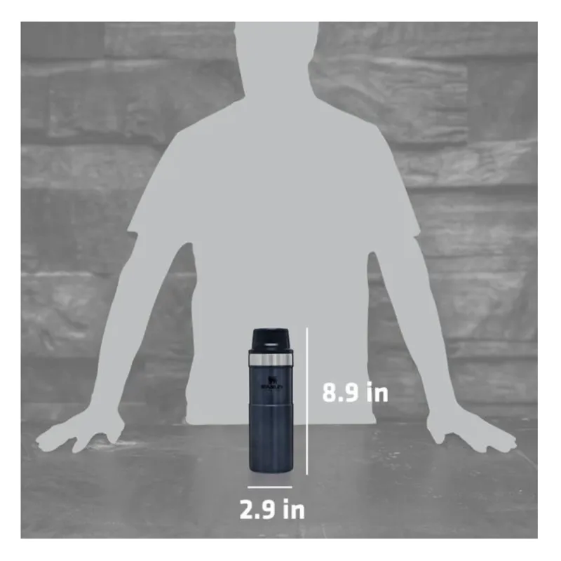 Stanley Classic Trigger-Action Travel Mug 16oz/400ml Hammertone Wine Red-5